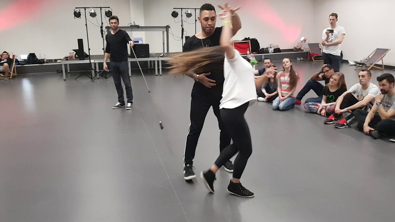William and Paloma - Łódź - Lodz - zouk demo 2 - 06.04.2019