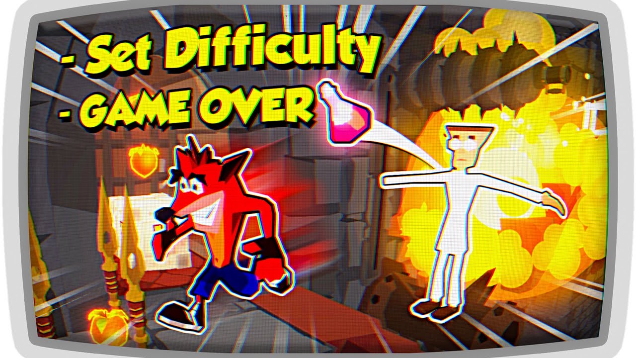 Этот уровень Crash Bandicoot был удалён из-за слишком высокой сложности, поэтому я его переделал.
