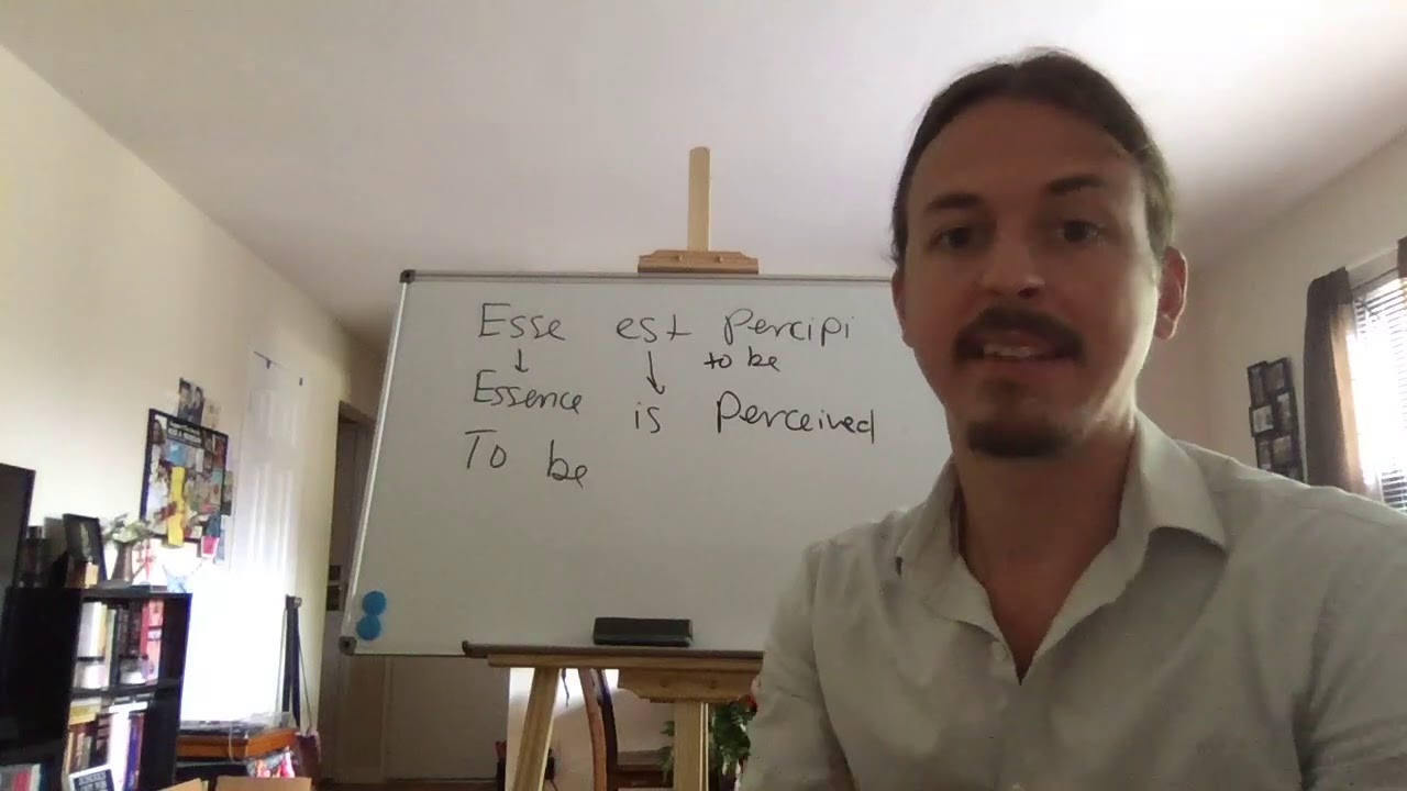 Video Lecture: Berkeley - Of the Principles of Human Knowledge