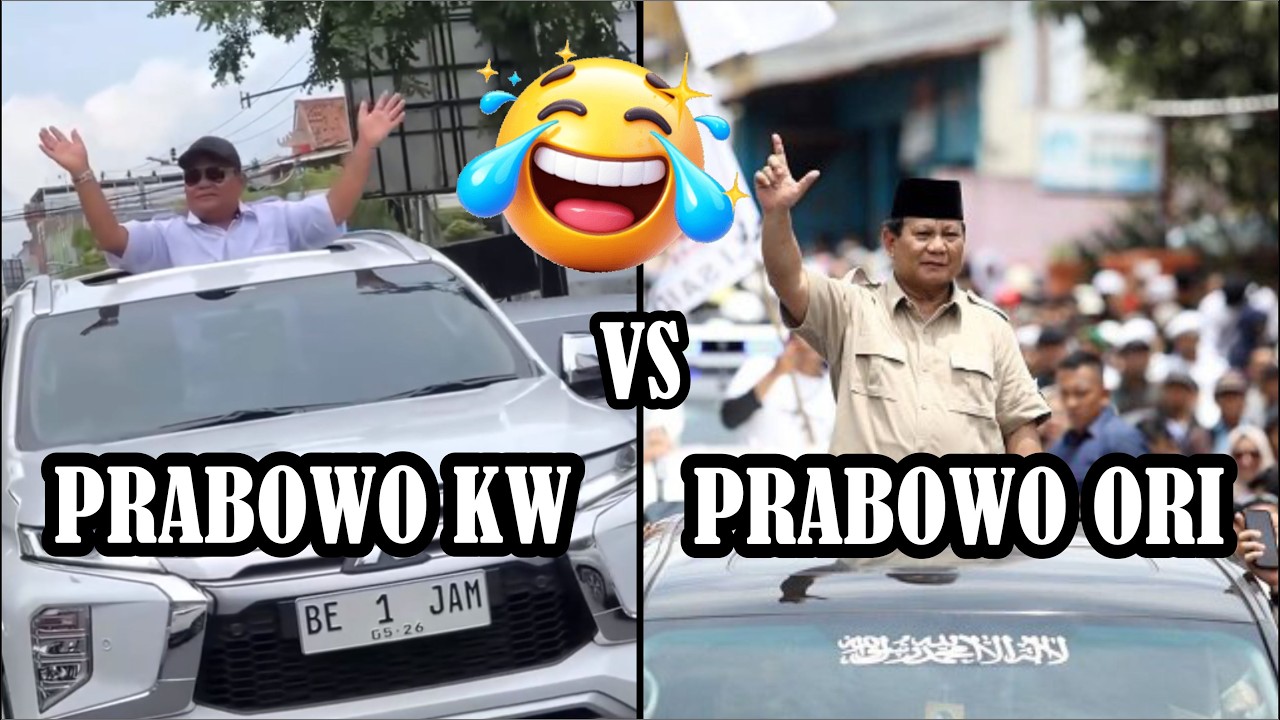 Viral Prabowo KW Kampanye Sumpah Mirip Banget