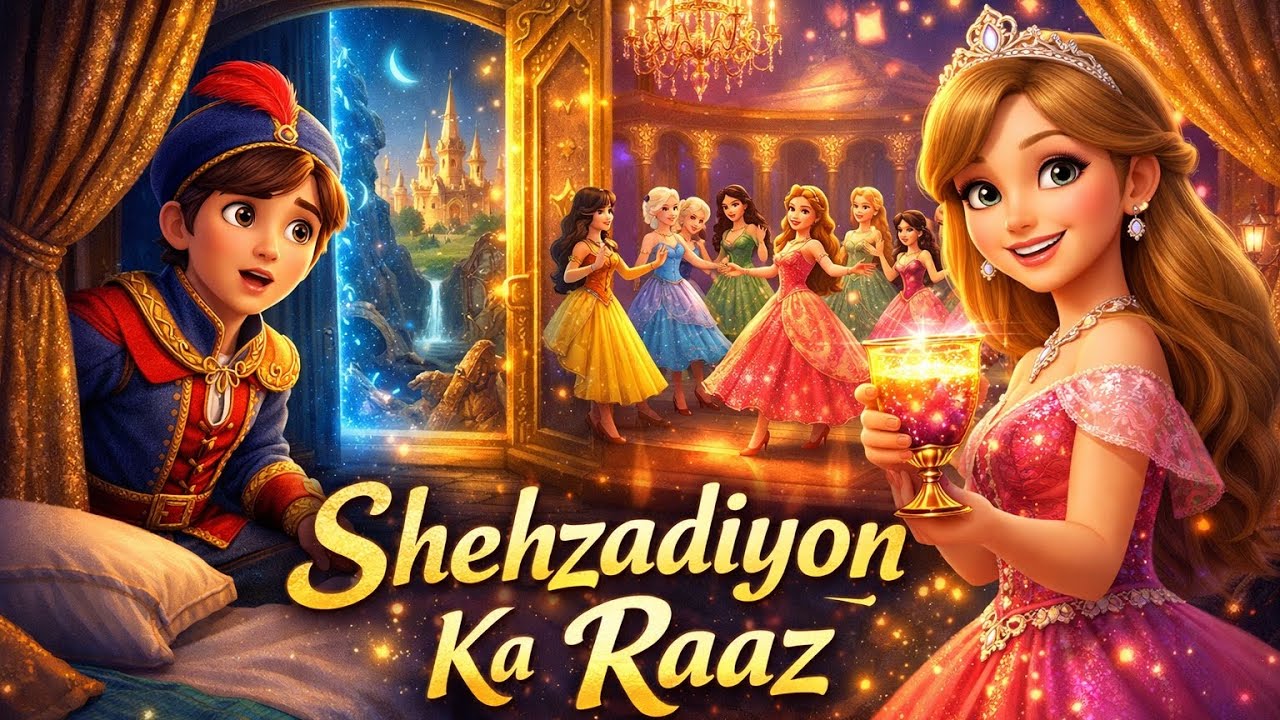 Shehzadiyon Ka Raaz | 12 Dancing Princesses | Jadoo Ki Kahani | Urdu Kids Story