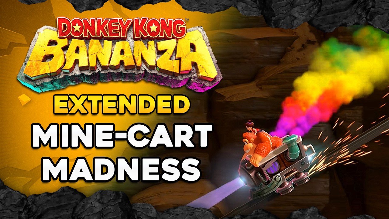 Donkey Kong Bananza OST - Mine-Cart Madness Theme [Extended Soundtrack]