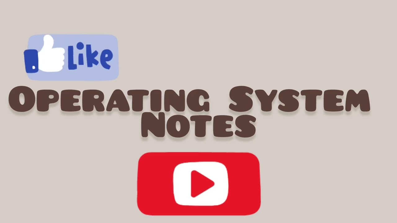 Opereting System Notes | OS in 1 Video | Exam & Interview Crash course🔥