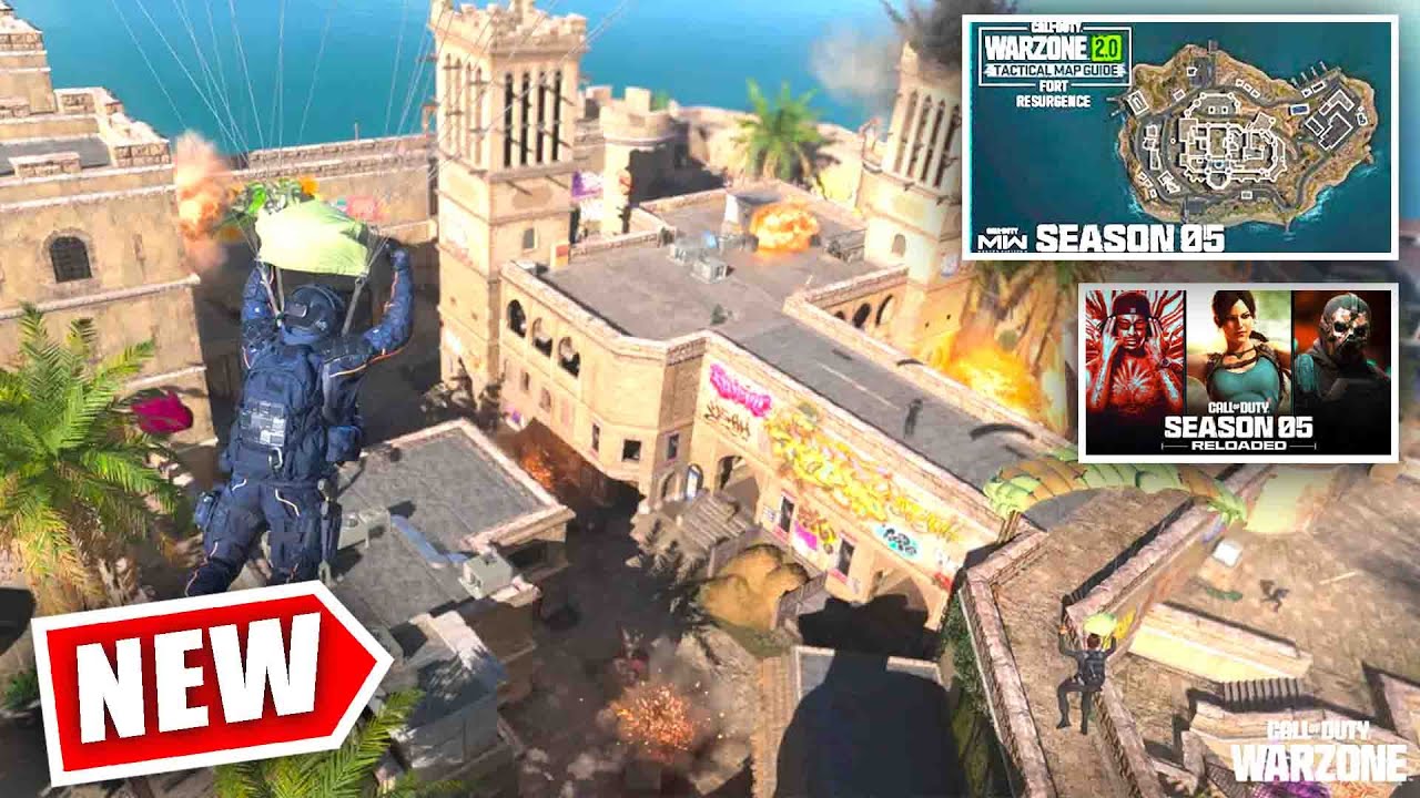 NEW WARZONE MAP LIVE NOW🤯 - SEASON 5 RELOADED UPDATE! 