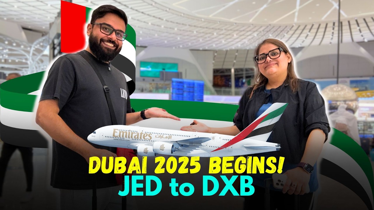 DXB Day 1: From Jeddah to Dubai: Emirates A380 + Our Dream Range Rover Experience!