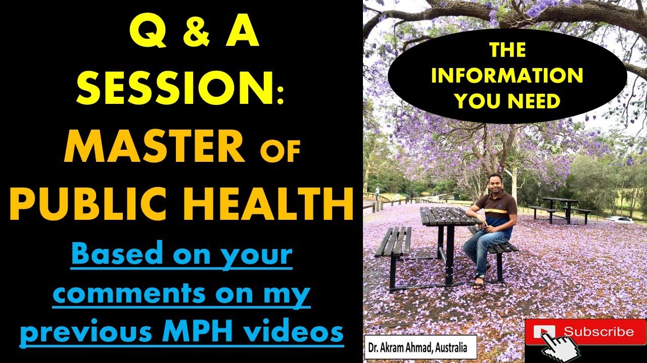 MASTER OF PUBLIC HEALTH: Q & A SESSION, SCOPE & OPPORTUNITY, ELIGIBILITY, JOB, WHICH IS BETTER?