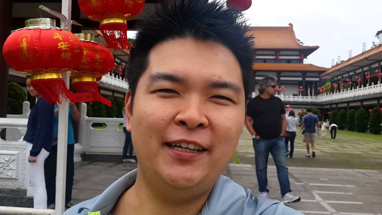Zu Lai Temple, look at the largest Chinese temple in Sao Paulo, Brazil. Jan/2016