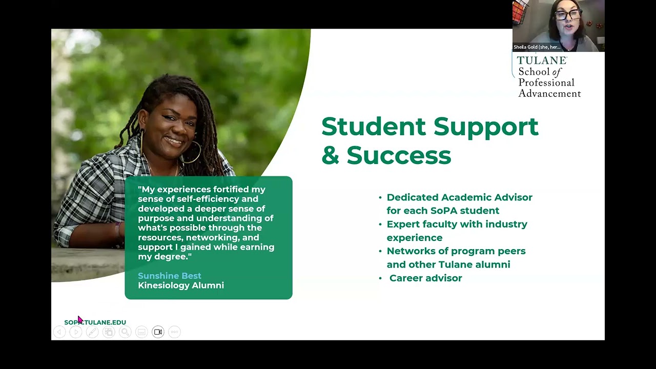 Digital Open House - Graduate Programs at Tulane SoPA