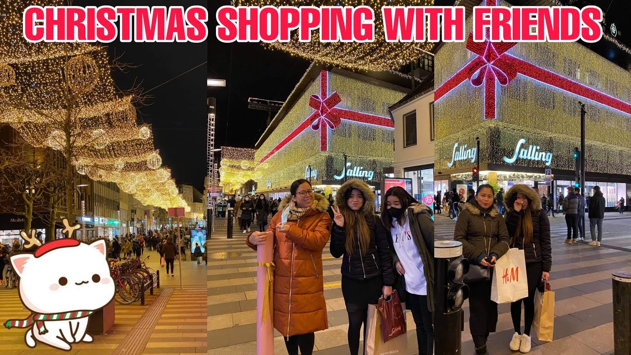 Personal Vlog: Going To City Aarhus With My Friends | Christmas Shopping | Fun