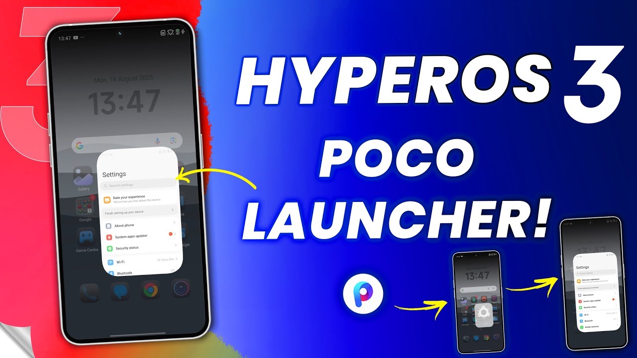 HyperOS 3.0 POCO Launcher Update!! 
