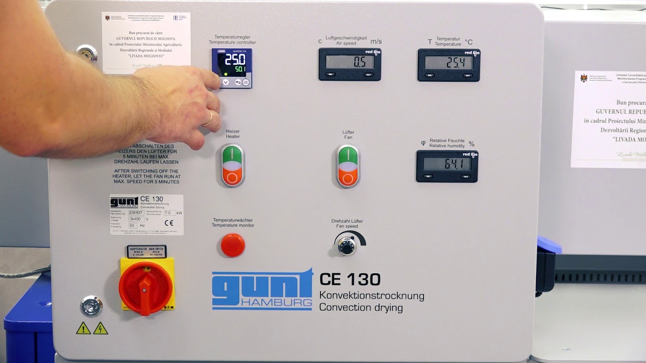 Cercetarea procesului de uscare a fructelor și legumelor prin metoda convecției forțate