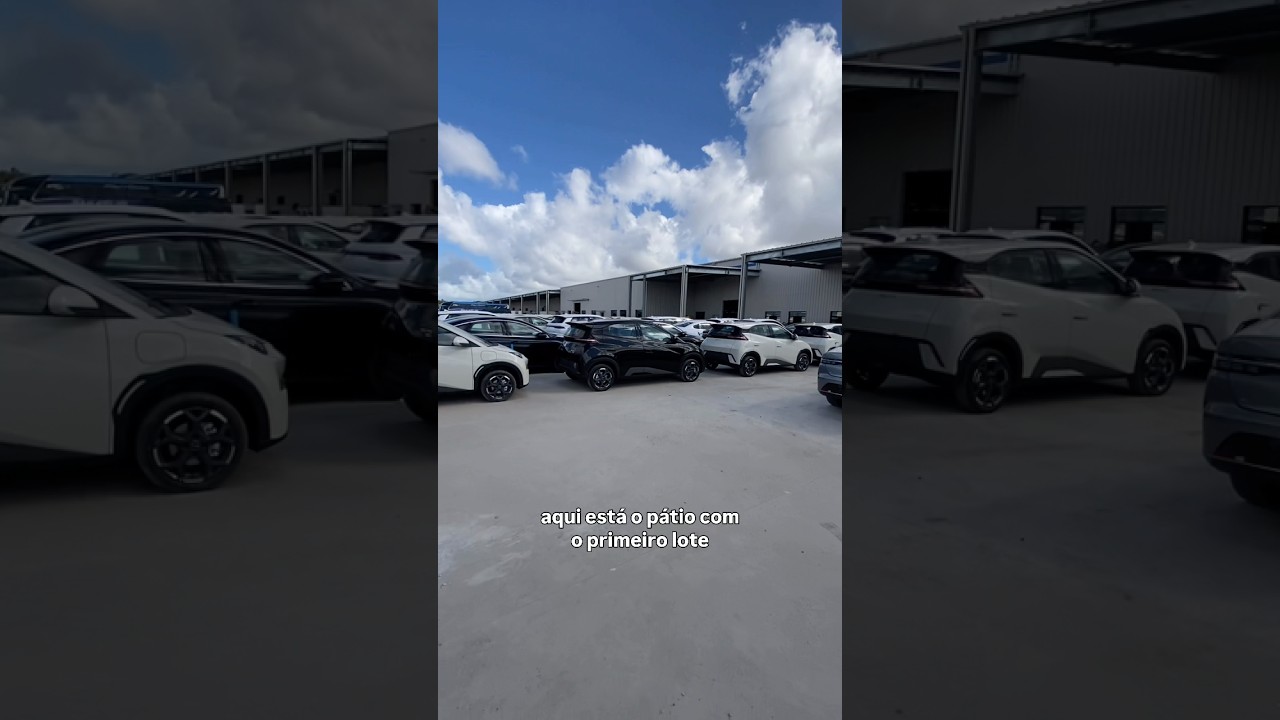 O PRIMEIRO LOTE DE CARROS DA BYD PRODUZIDO NO BRASIL! | #shorts
