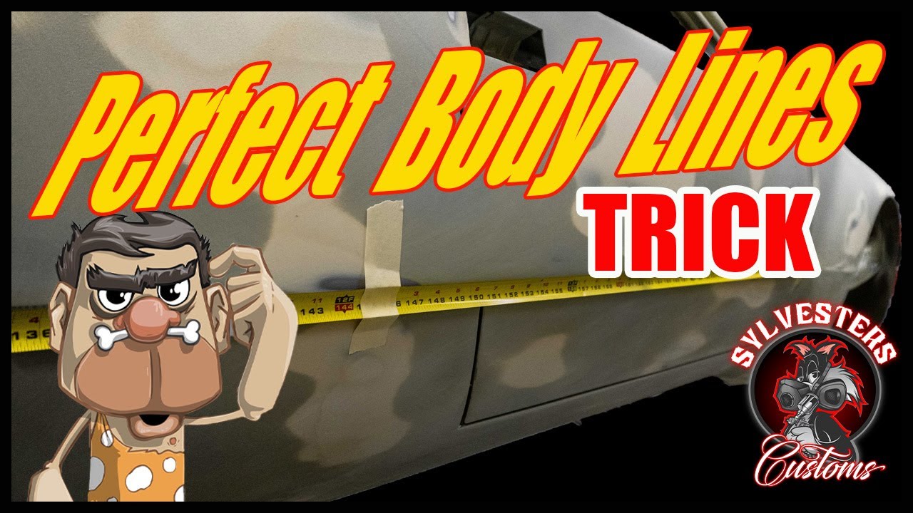 Bodywork Laser Straight Body Lines. Tape Measure Method