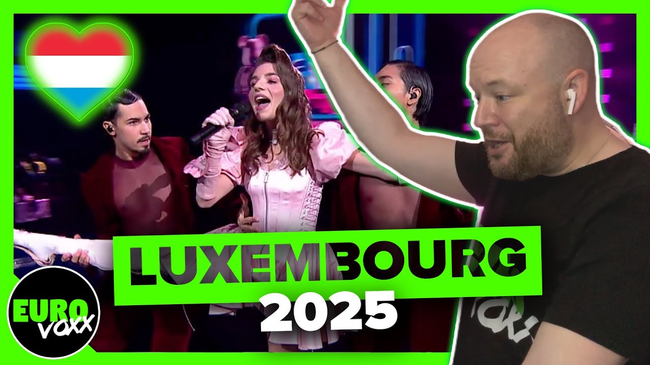 🇱🇺 LUXEMBOURG EUROVISION 2025 REACTION! // Laura Thorn - La Poupée Monte Le Son