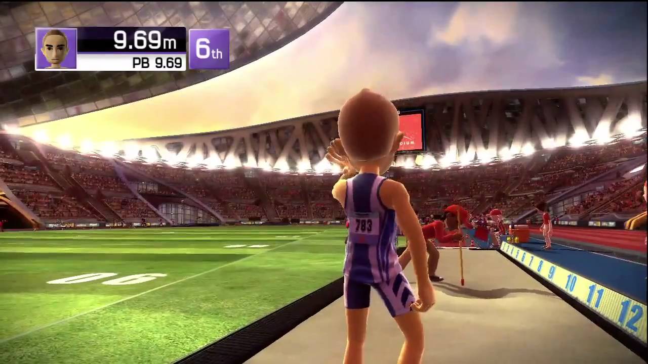 Kinect Sports: Track and Field Gameplay