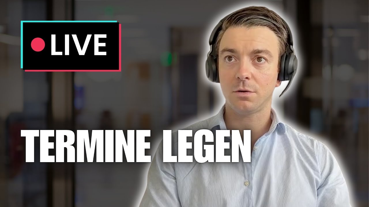 Ich vereinbare live Termine im Tik-Tok Livestream