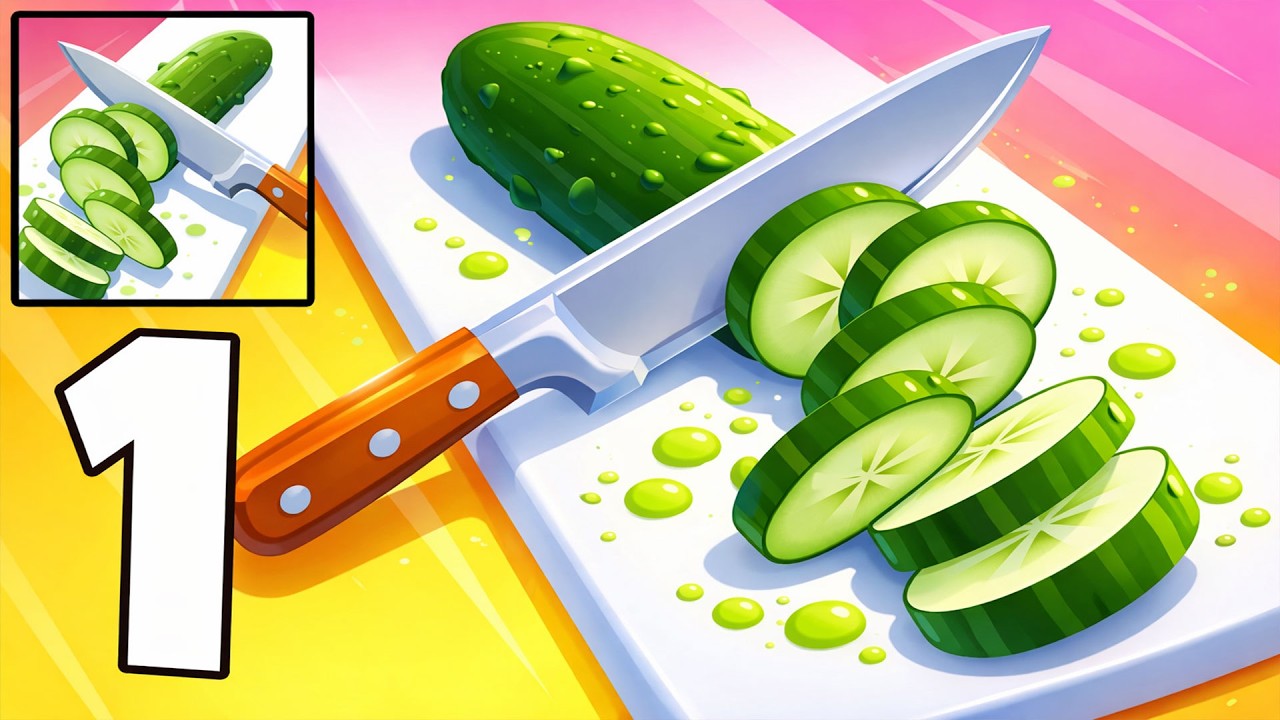 🔥Perfect Slices Gameplay Walkthrough Part 1 – Super Satisfying Slice Gameplay (Android,iOS)