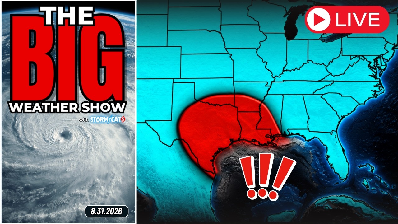 🔴 LIVE: The LATEST Tropical Storm Edouard | The BIG Weather Show