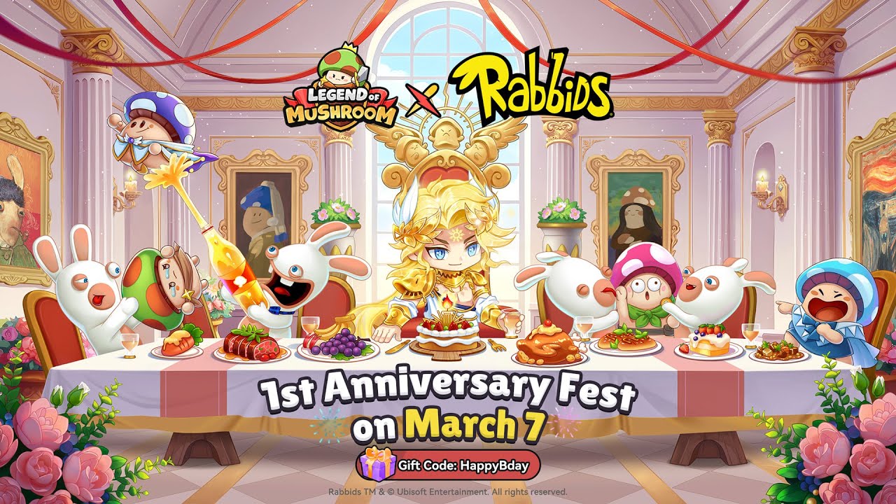 Legend of Mushroom &times; Rabbids Crossover Event Official Launch!