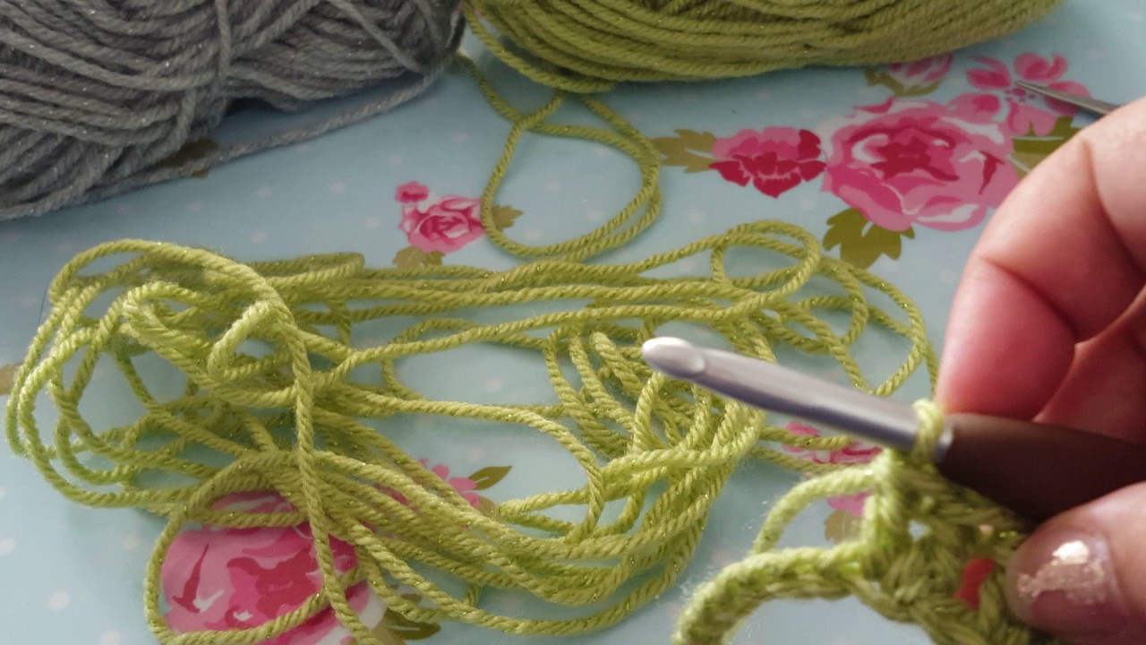 Chainless V Stitch Tutorial