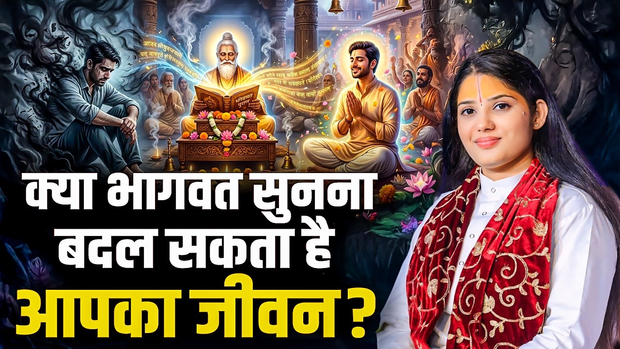 क्या भागवत सुनना बदल सकता है आपका जीवन? Devi Pratibha Ji | Sadhna TV