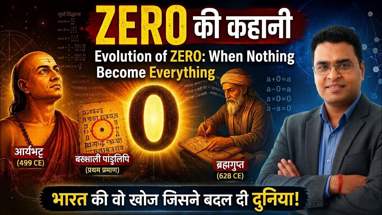 Who Invented ZERO? 😲 The Untold Story of Shunya! | How India Changed Mathematics Forever