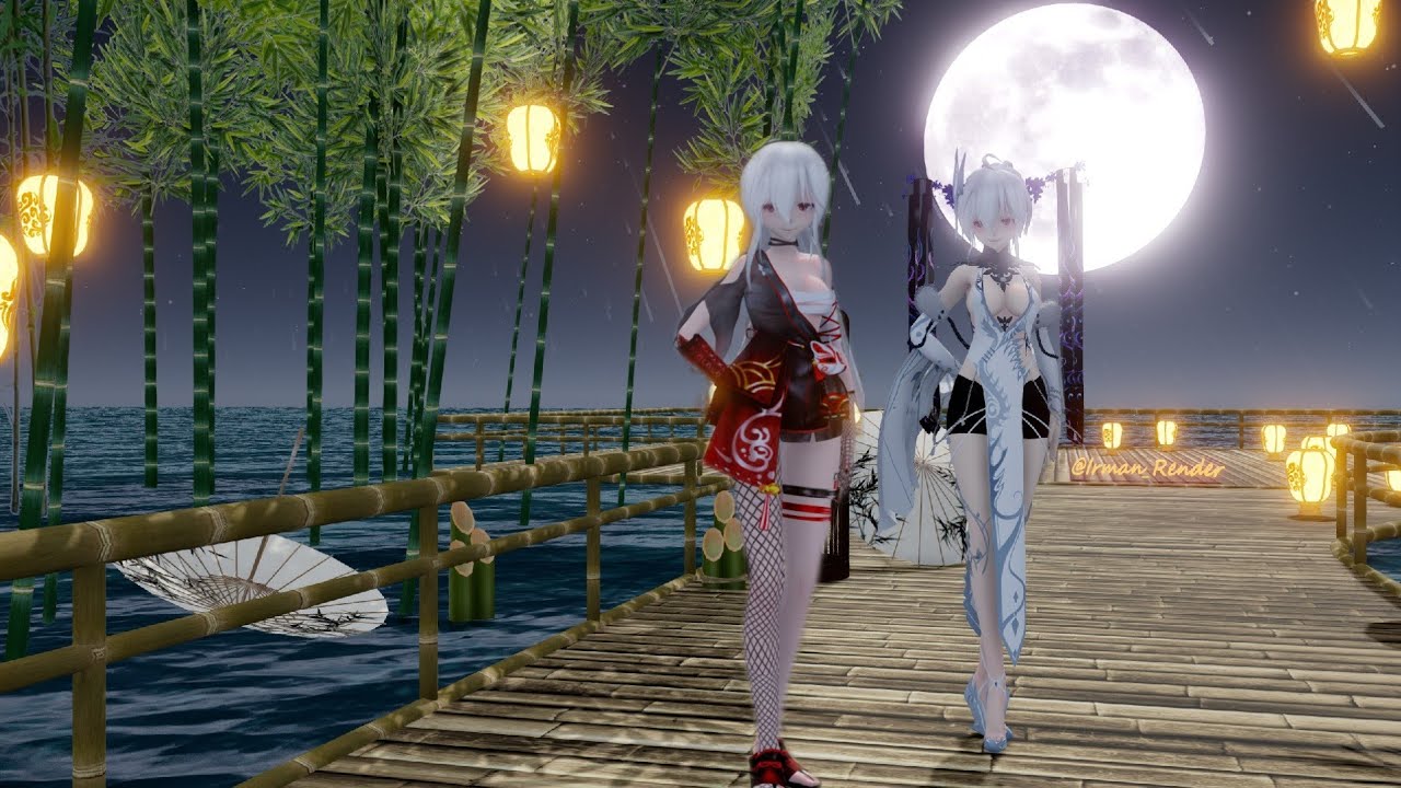 [MMD 寄明月] Haku [Sending to the Bright Moon] Remake [ Indo /Jap /English /Spanish /Chinese subtitles]