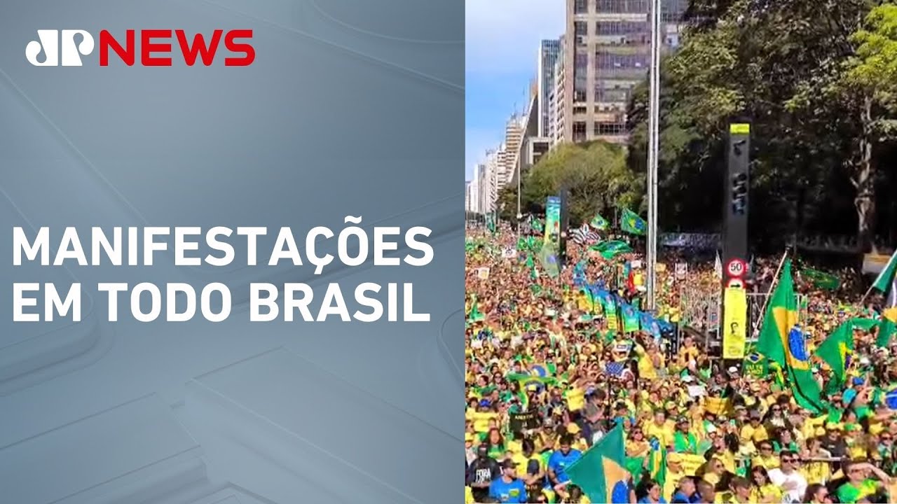 Apoiadores se preparam para ato em defesa de Bolsonaro