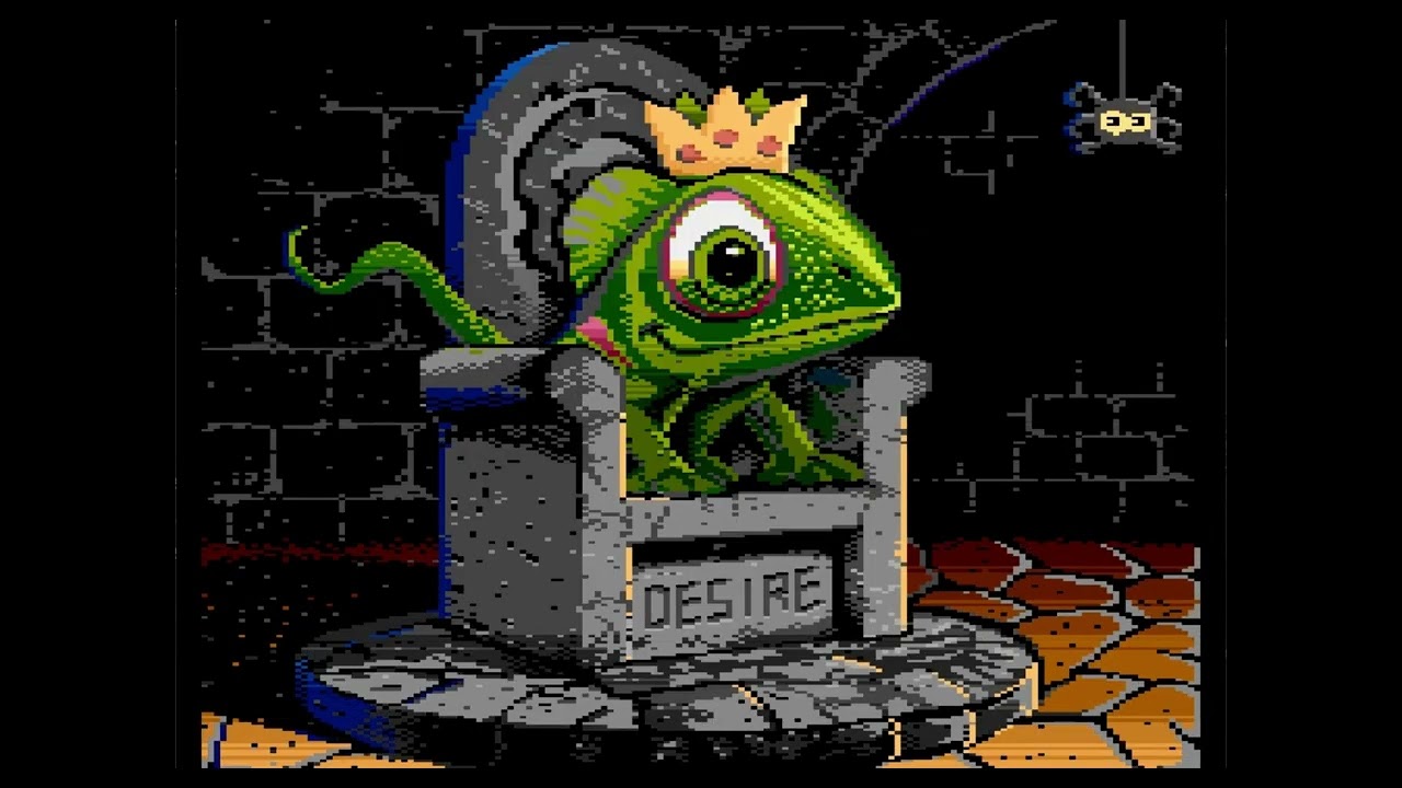 Atari XE, XL Pixel Art. (Graph2Font): "Lost World - Coronation"