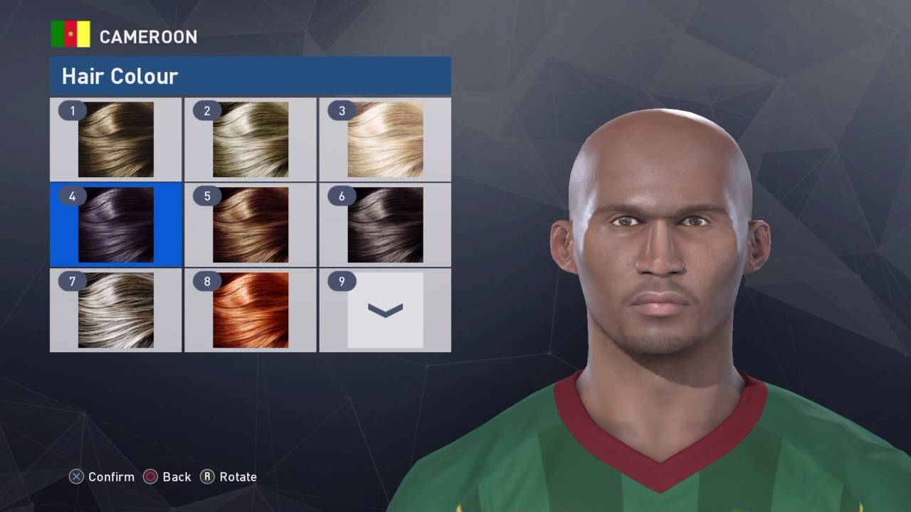 PES 2017 ETO'O (Face + Stats + Action)