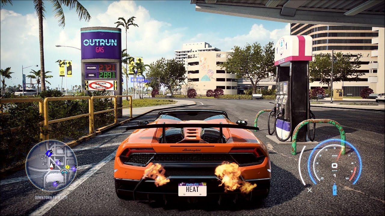 Need for Speed Heat - Lamborghini Huracan Performante Spyder 2018 - Open World Free Roam Gameplay