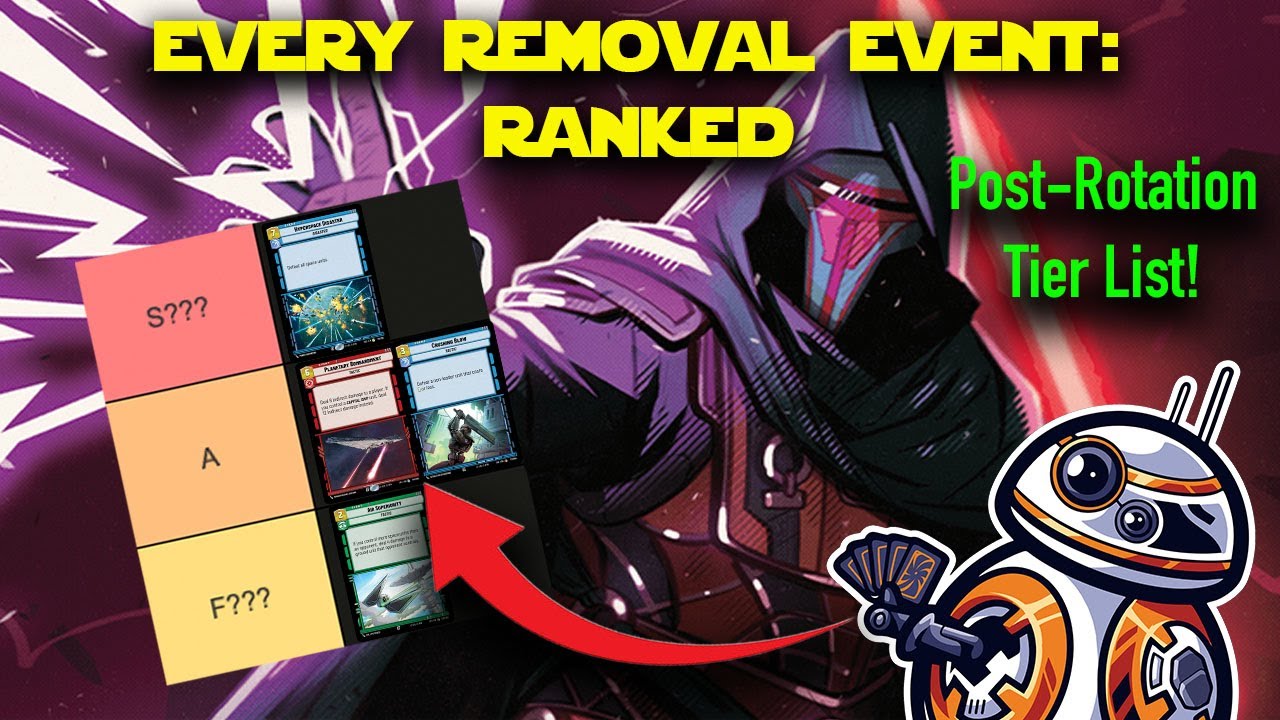 Ranking EVERY REMOVAL EVENT In Star Wars: Unlimited After Rotation!
