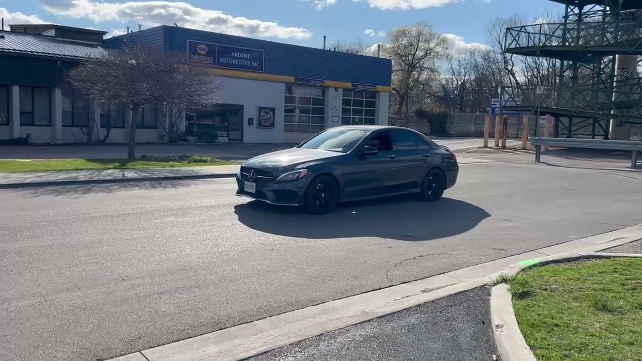 C450 AMG with c63s Performance exhaust- all valves open