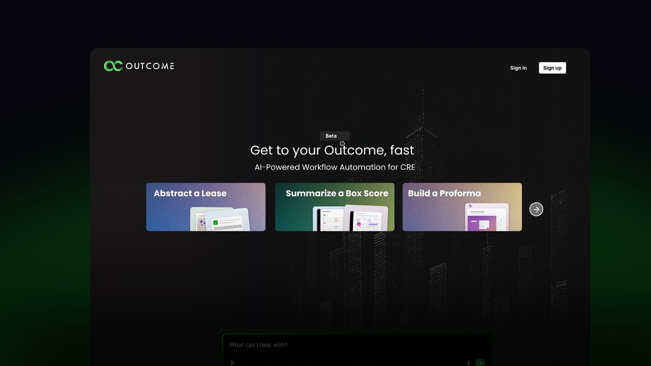Introducing Outcome: AI-Powered Workflow Automation for CRE