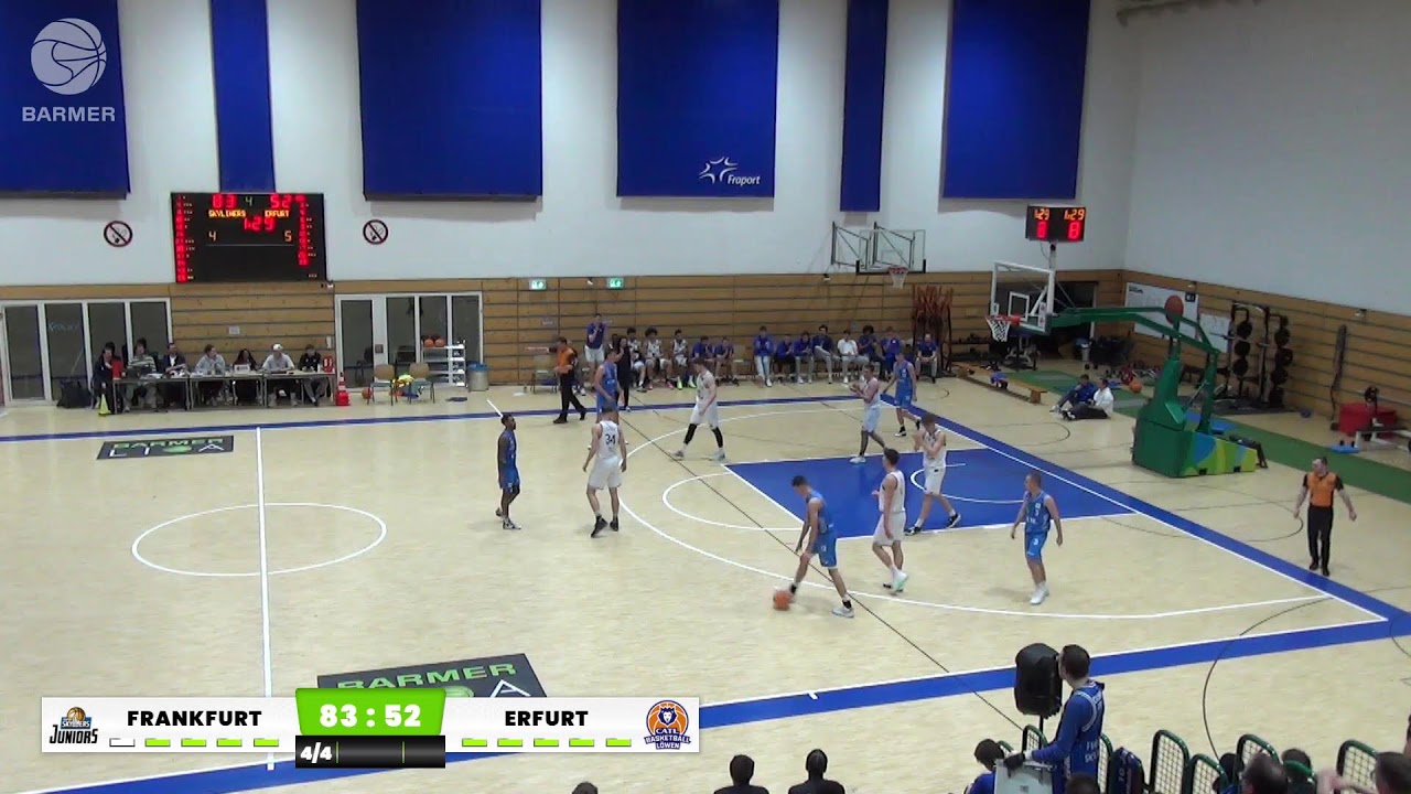 Barmer 2. Basketball Bundesliga ProB Süd FRAPORT SKYLINERS  Juniors vs. CATL Basketball Löwen