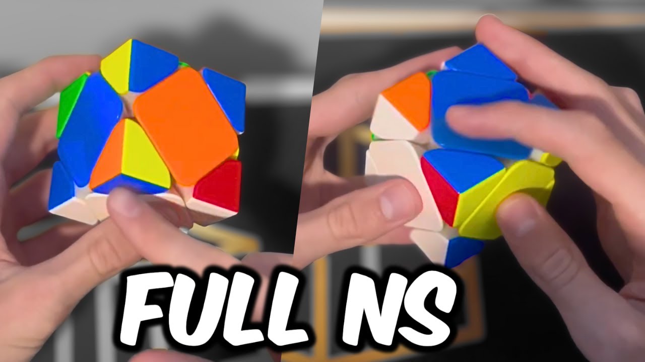 *NEW* Skewb Full NS Tutorial (Finger Tricks and Algorithms)