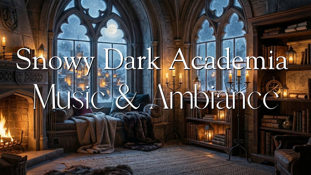 Dark Academia Ambience for Reading, Writing & Deep Focus