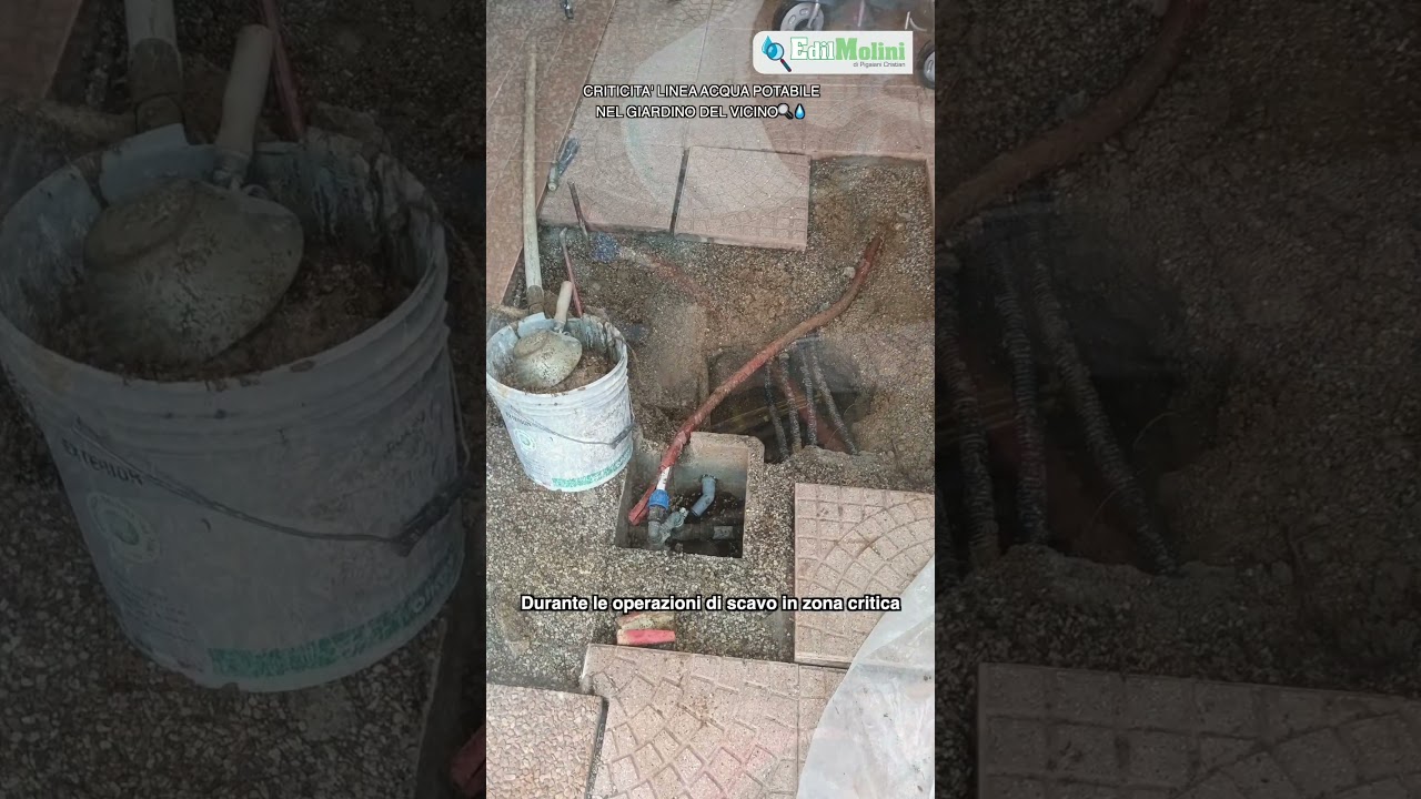 Linea Acqua Potabile nel Giardino del Vicino