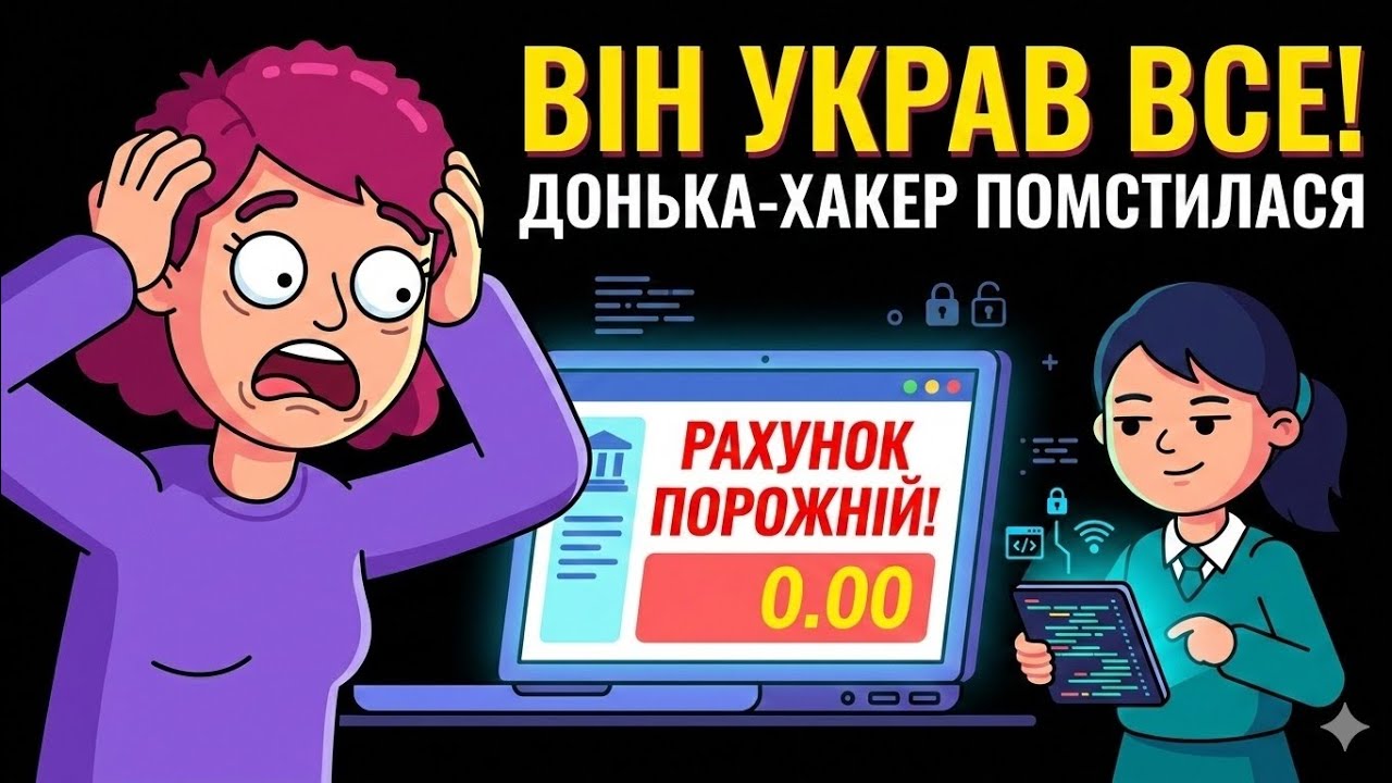 12-річна ХАКЕРКА зруйнувала життя батька-зрадника! | Reddit історії українською на ніч 