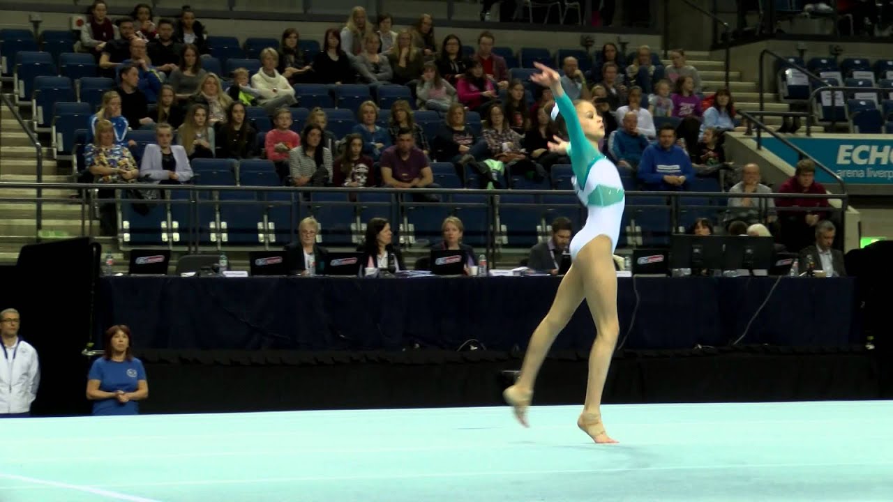 Georgia Mae Fenton -  floor - 2015 British Gymnastics Championships - Junior All Around4