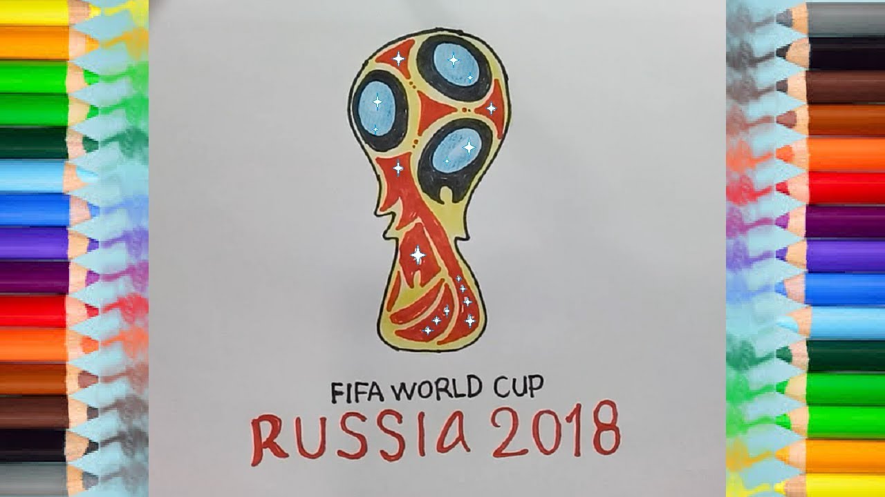 How to Draw the FIFA WORLD CUP RUSSIA 2018 Logo | FIFA WORLD CUP 2018