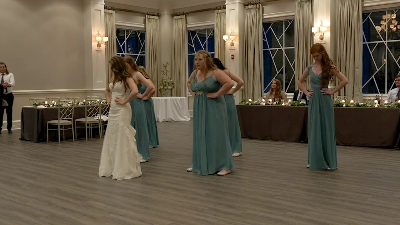 (SURPRISE) Bride and Bridesmaids Wedding Dance!!!