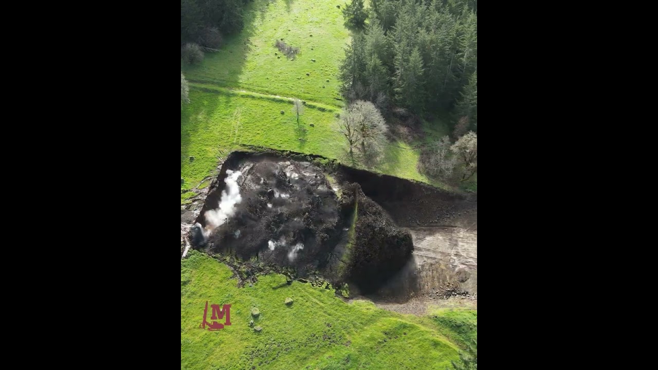 Pacific Northwest Production Blast #construction #rockdrilling #rockblasting
