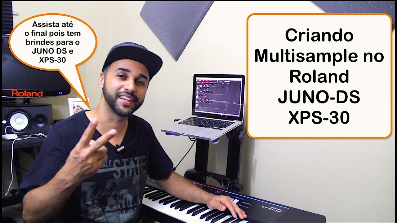 Roland JUNO-DS/XPS-30 - Tutorial Multisample - Sidinho Leal