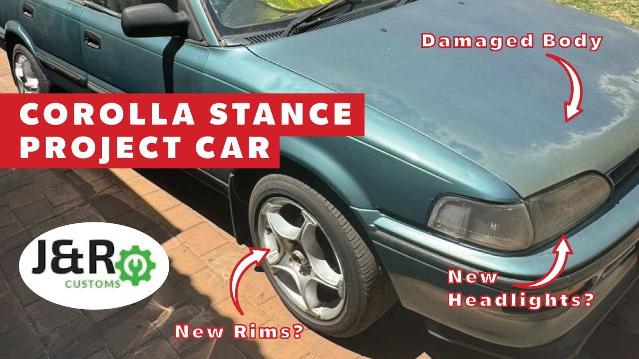История моего проектного автомобиля! Путешествие в мир Corolla Stance.