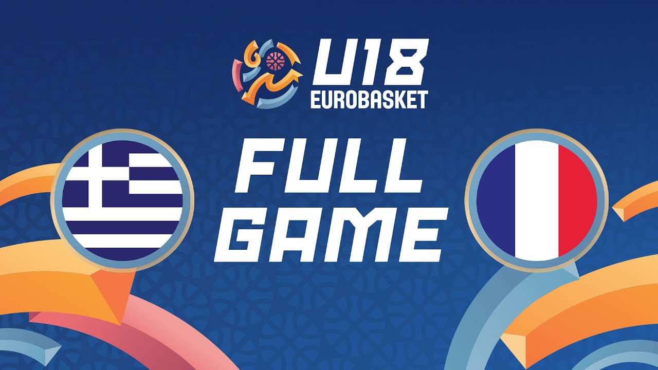 Group Phase | Greece v France | Full Basketball Game | FIBA U18 EuroBasket 2024