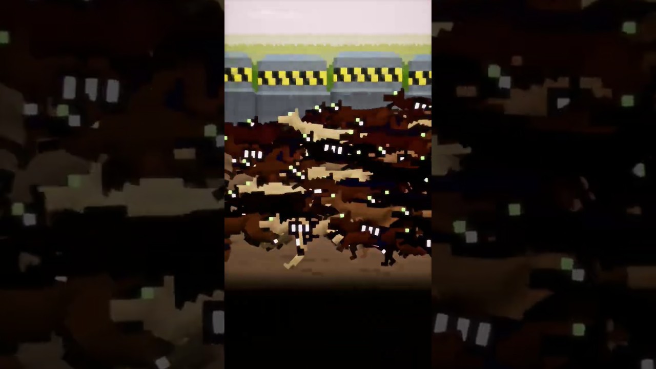 He was chased by a pack of dogs in they are coming #survival #zombie #defense #theyarecoming