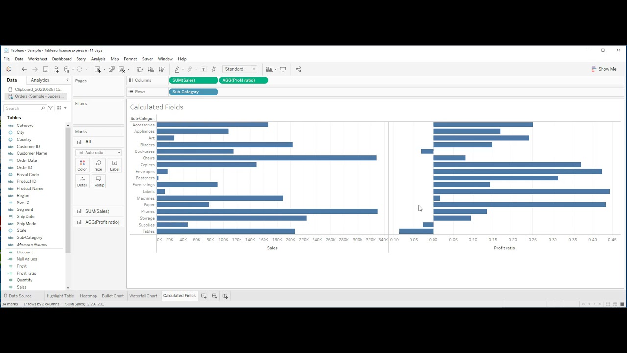 Calculated Fields and Aggregation in Calculated Fields
