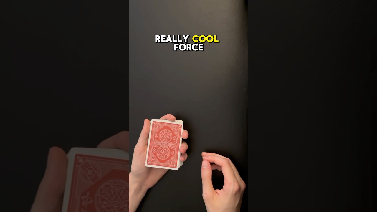 My Favorite Beginner Card Force - 1 Minute Tutorial #magic #tricks #tutorial