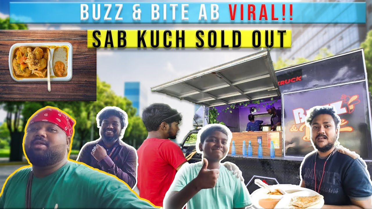Apna food truck viral ho rha h // sab kuch sold out // Small food truck business 